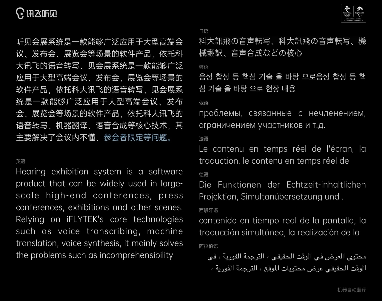 訊飛聽見同傳